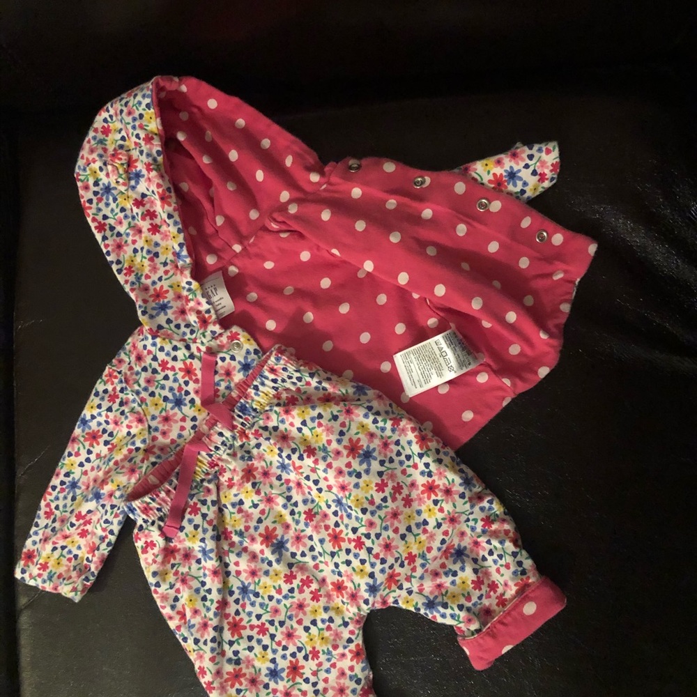 Baby Gap Floral Jacket & Joggers